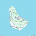 Map of Barbados
