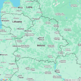 Map of Belarus