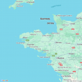Map of Brittany