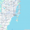 Map of City of Miami, Florida