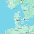 Map of Denmark