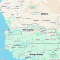 Map of Gambia