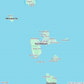 Map of Guadeloupe