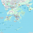 Map of Hong Kong