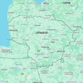 Map of Lithuania