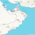 Map of Oman
