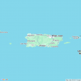 Map of Puerto Rico