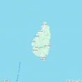Map of Saint Lucia