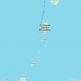 Map of Saint Vincent and the Grenadines