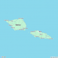 Map of Samoa