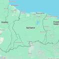 Map of Suriname