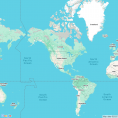 Map of United States of America