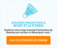 Domaines sport & fitness